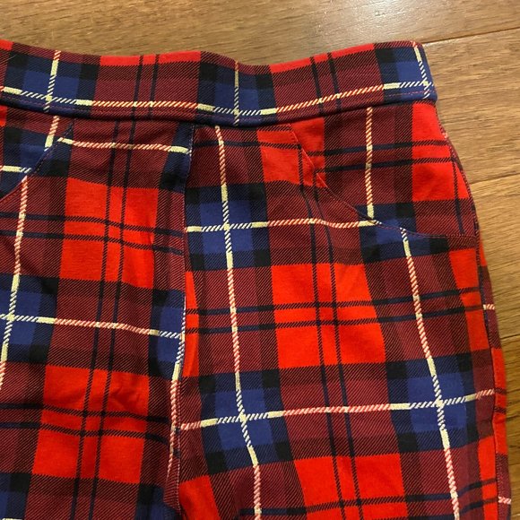 Crown & Ivy girls plaid pants size 8 - Picture 3 of 4